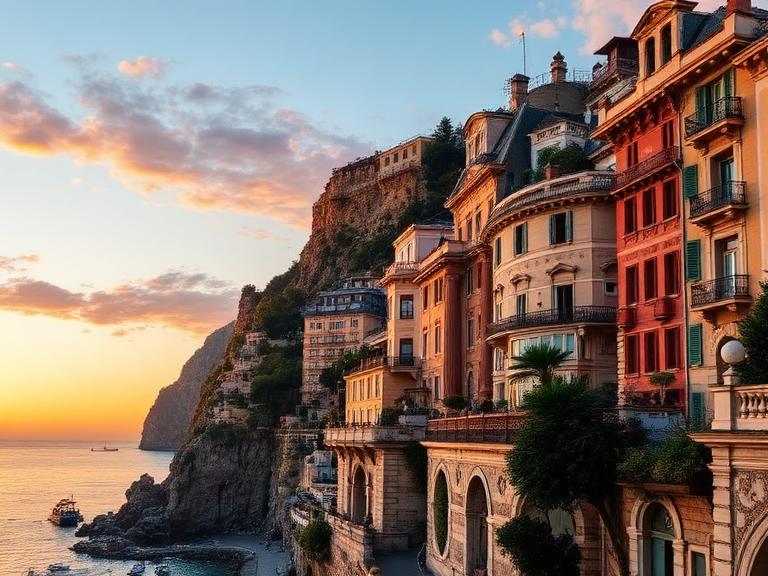Calle histórica europea al atardecer, viajes personalizados a Europa